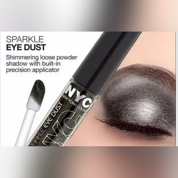 ▪️🩶▪️NWOT NYC New York Color Sparkle Eye Dust -Diamond Dust & Blackened Glimmer - Picture 7 of 7